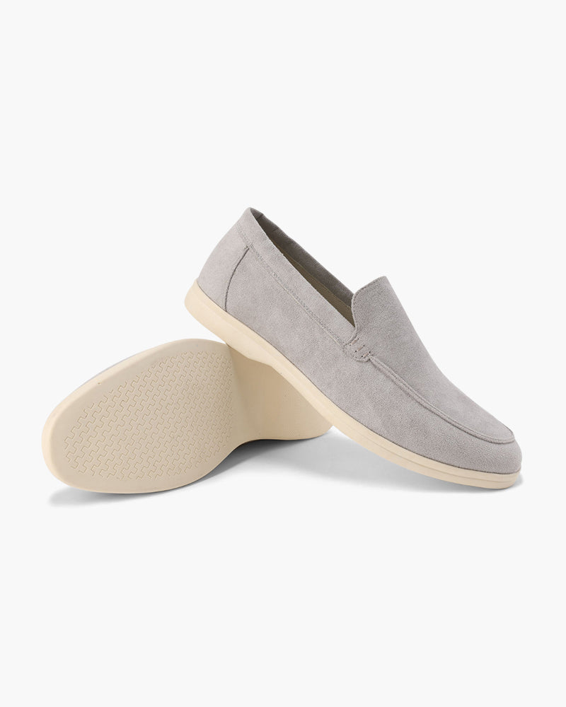 Édouard | Mocassins en daim beige sable à semelle sport