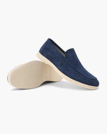 Édouard | Mocassins en daim beige sable à semelle sport