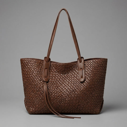 Hortense | Cabas tressé artisanal à anses doubles