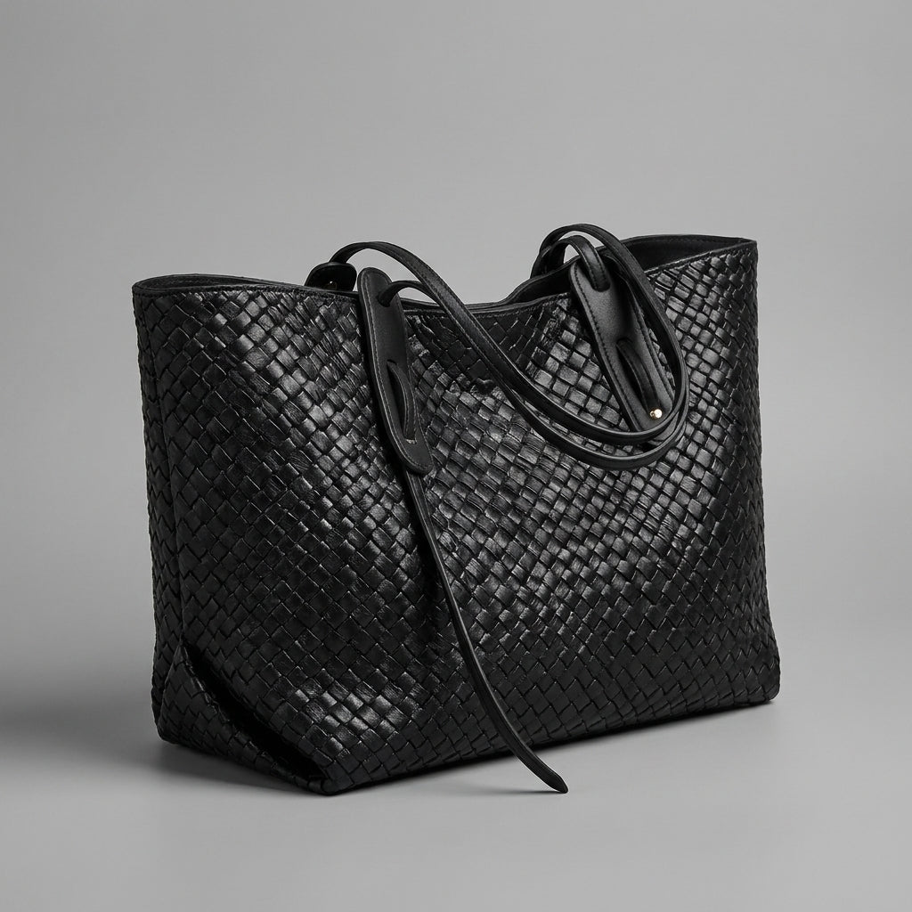 Hortense | Cabas tressé artisanal à anses doubles