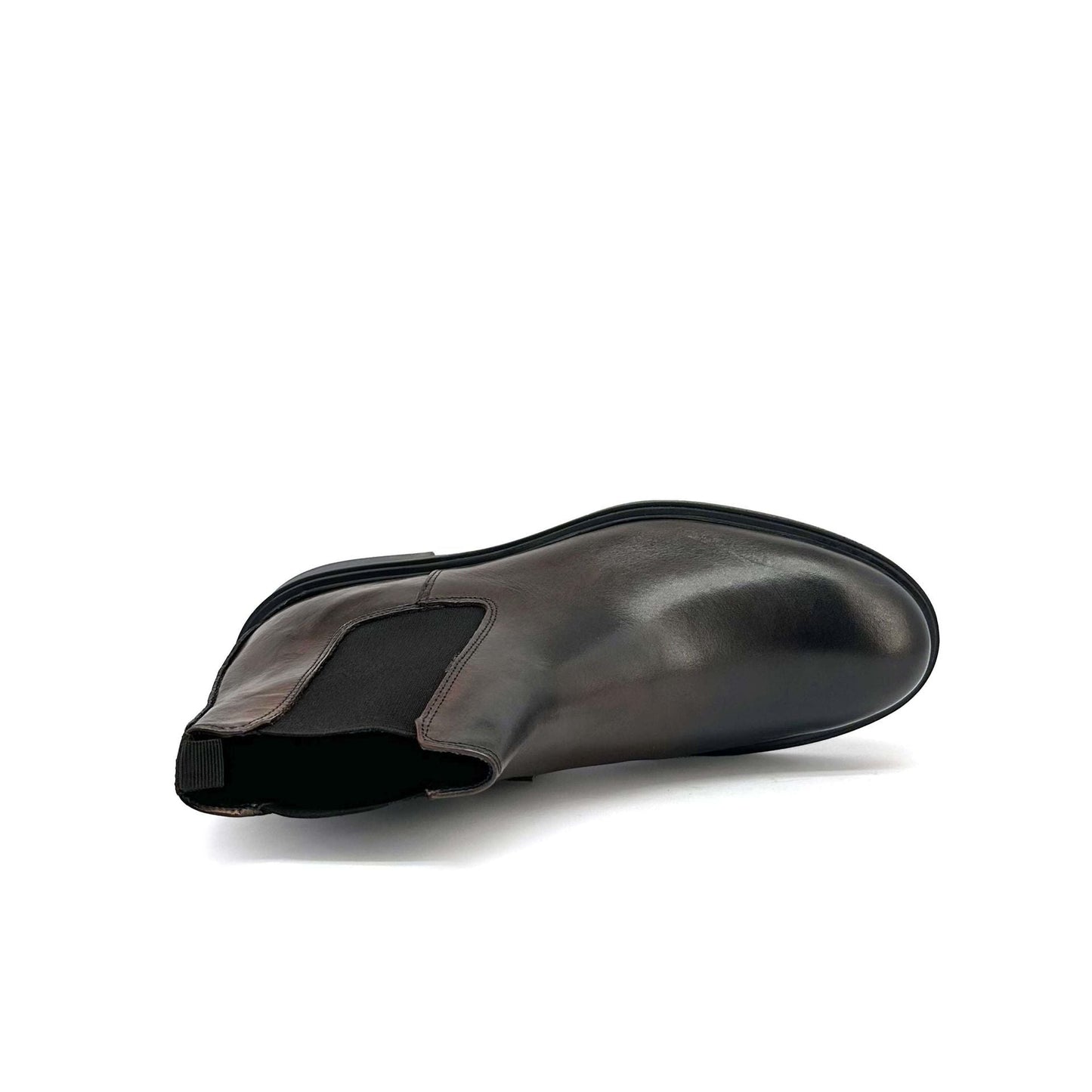 Bottines Chelsea en cuir lisse